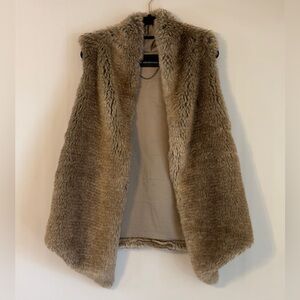 Faux Fur Vest Brown Tart Collections